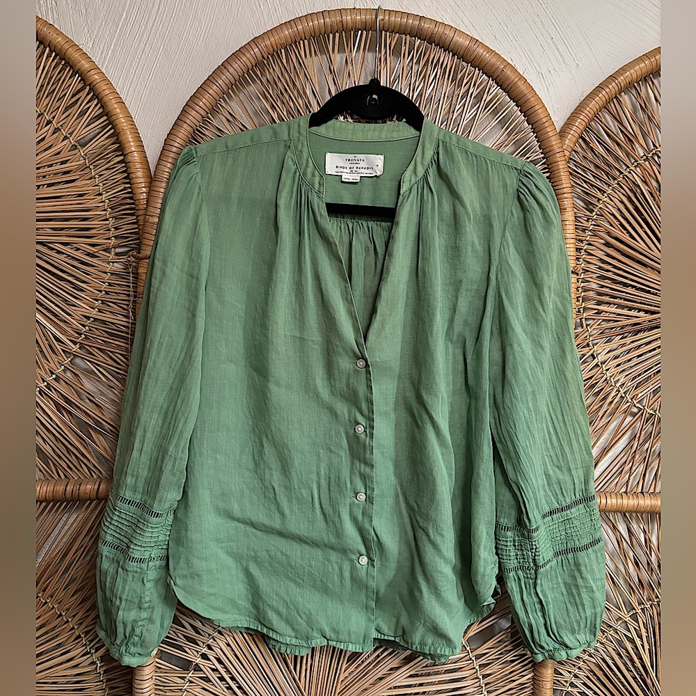 Trovata Birds of Paradis Quincy Blouse